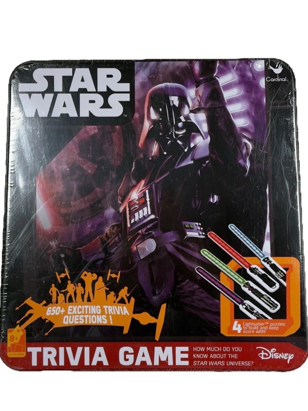 Star Wars Trivia Game Darth Vader Collectible Tin 650+ Questions New Sealed NIB